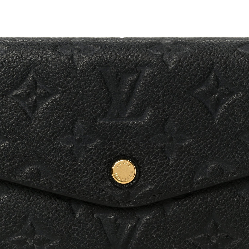 Louis Vuitton Empreinte Curieuse Wallet Black