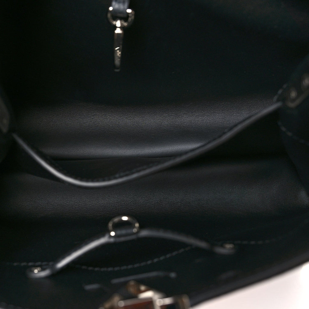 Louis Vuitton LV X YK Taurillon Capucines MM Black