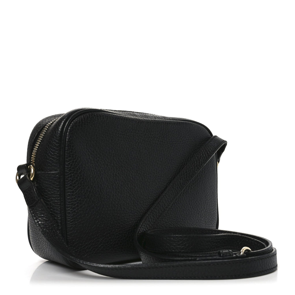 Gucci Pebbled Calfskin Small Soho Disco Bag Black