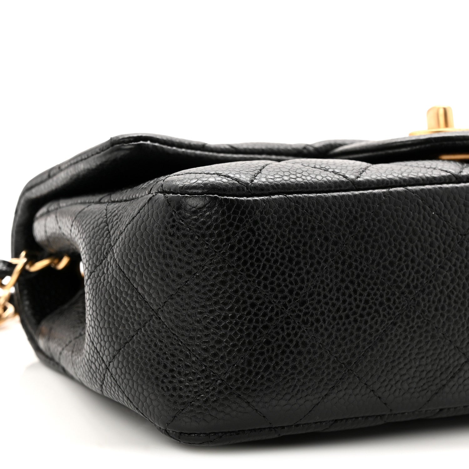 Chanel Caviar Quilted Mini Rectangular Flap Black