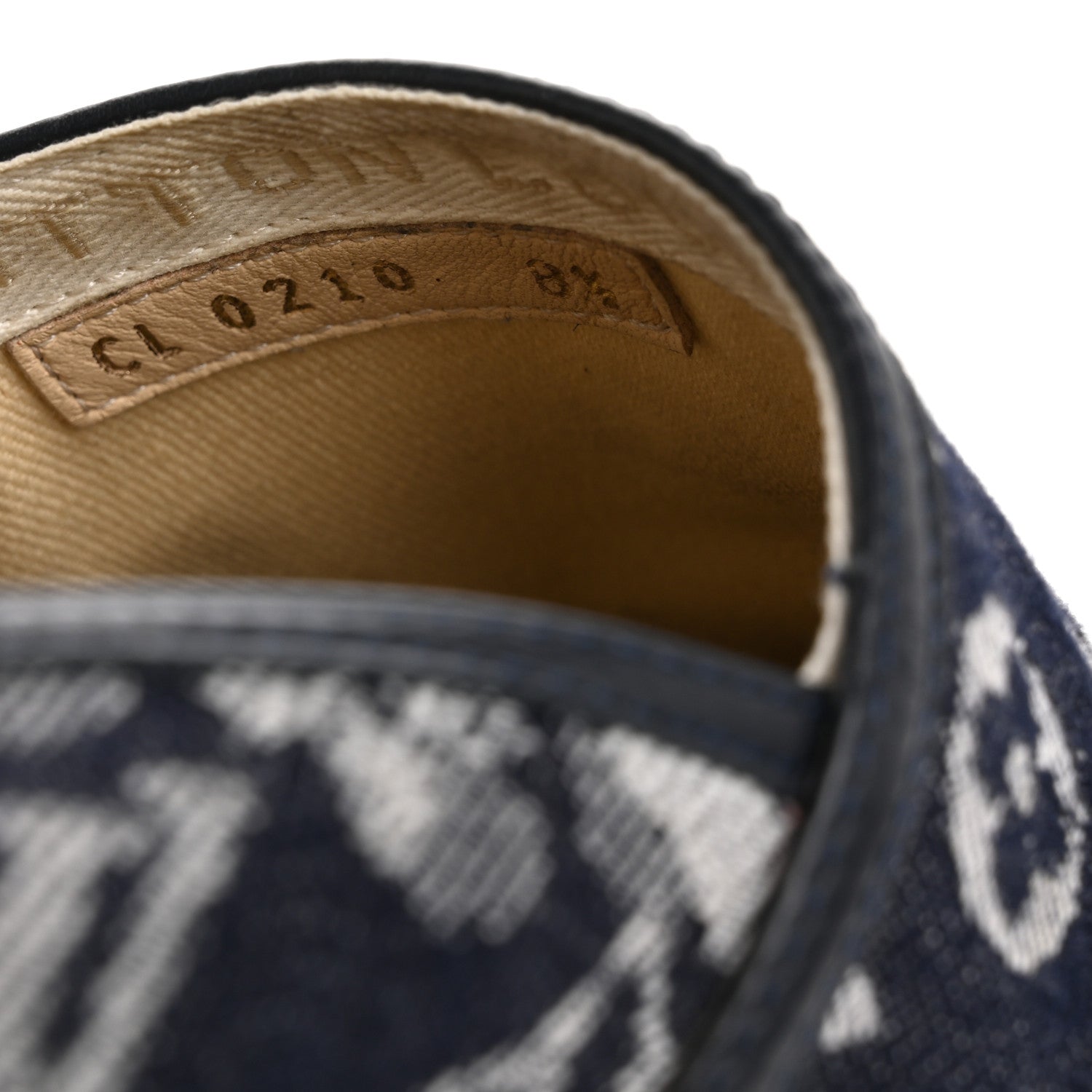 Louis Vuitton Monogram Denim Espadrille Flats 8.5 Blue