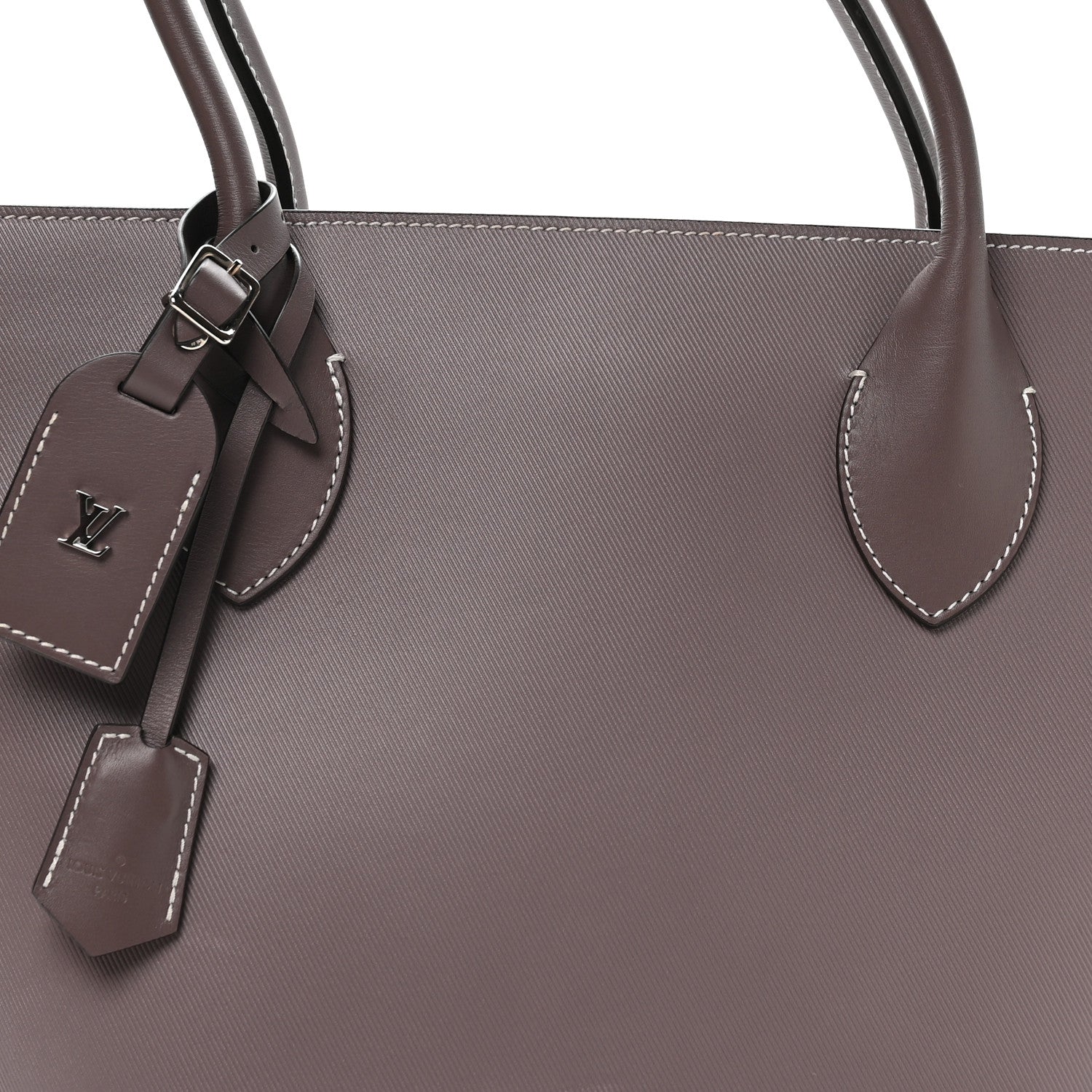 Louis Vuitton Veau Satin Holdall PM Gris