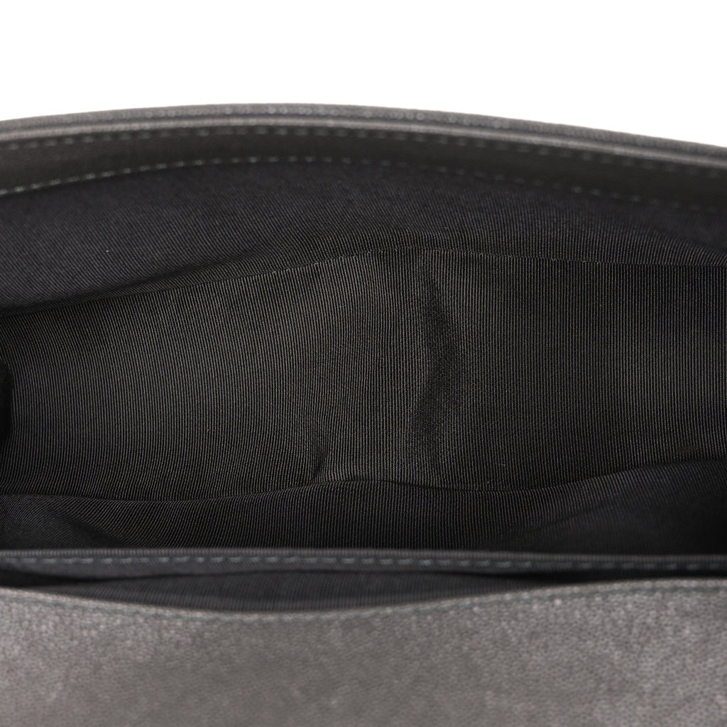 Chanel Caviar Quilted Medium Boy Flap Dark Grey