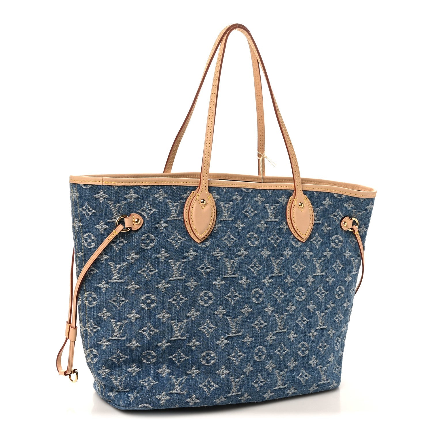 Louis Vuitton Monogram Denim Neo Neverfull MM Blue
