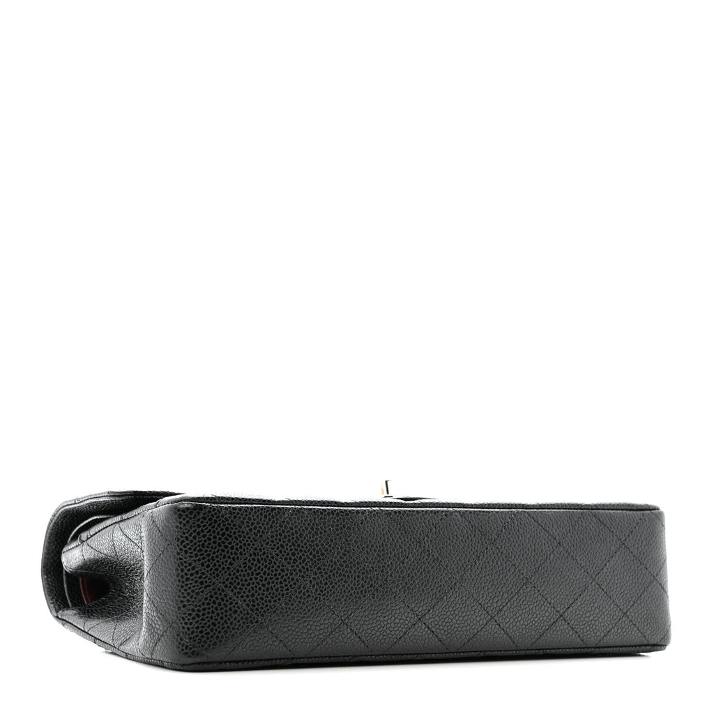 Chanel Caviar Quilted Medium Double Flap Black