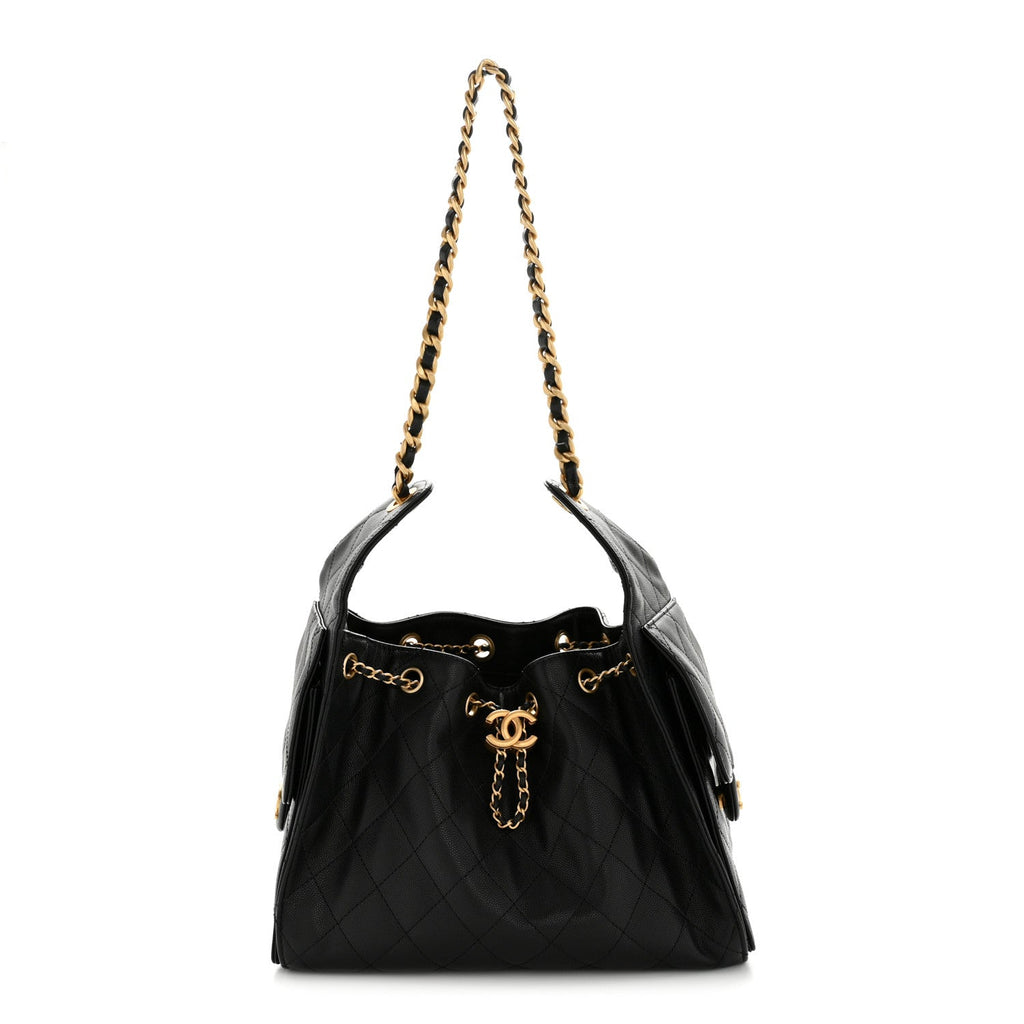 Chanel Caviar Quilted Small Chanel 25 Handbag Black