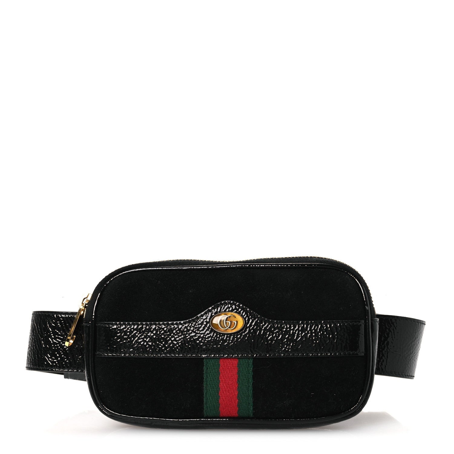 Gucci Suede Patent Ophidia Belted iPhone Case 85 34 Black
