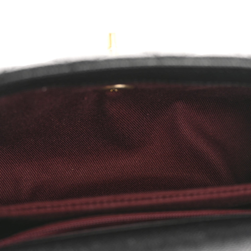Chanel Caviar Quilted Mini Coco Handle Flap Black