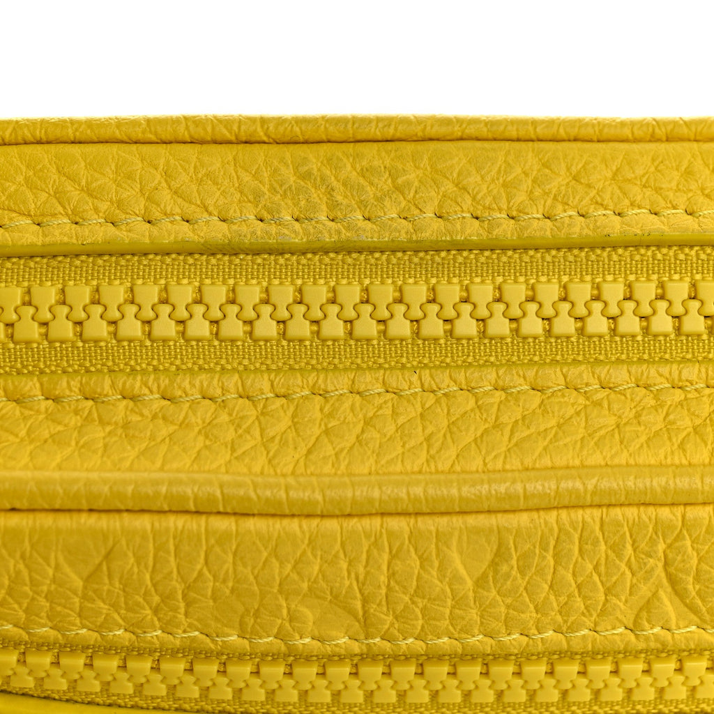 Louis Vuitton Taurillon Monogram Pochette Volga Yellow