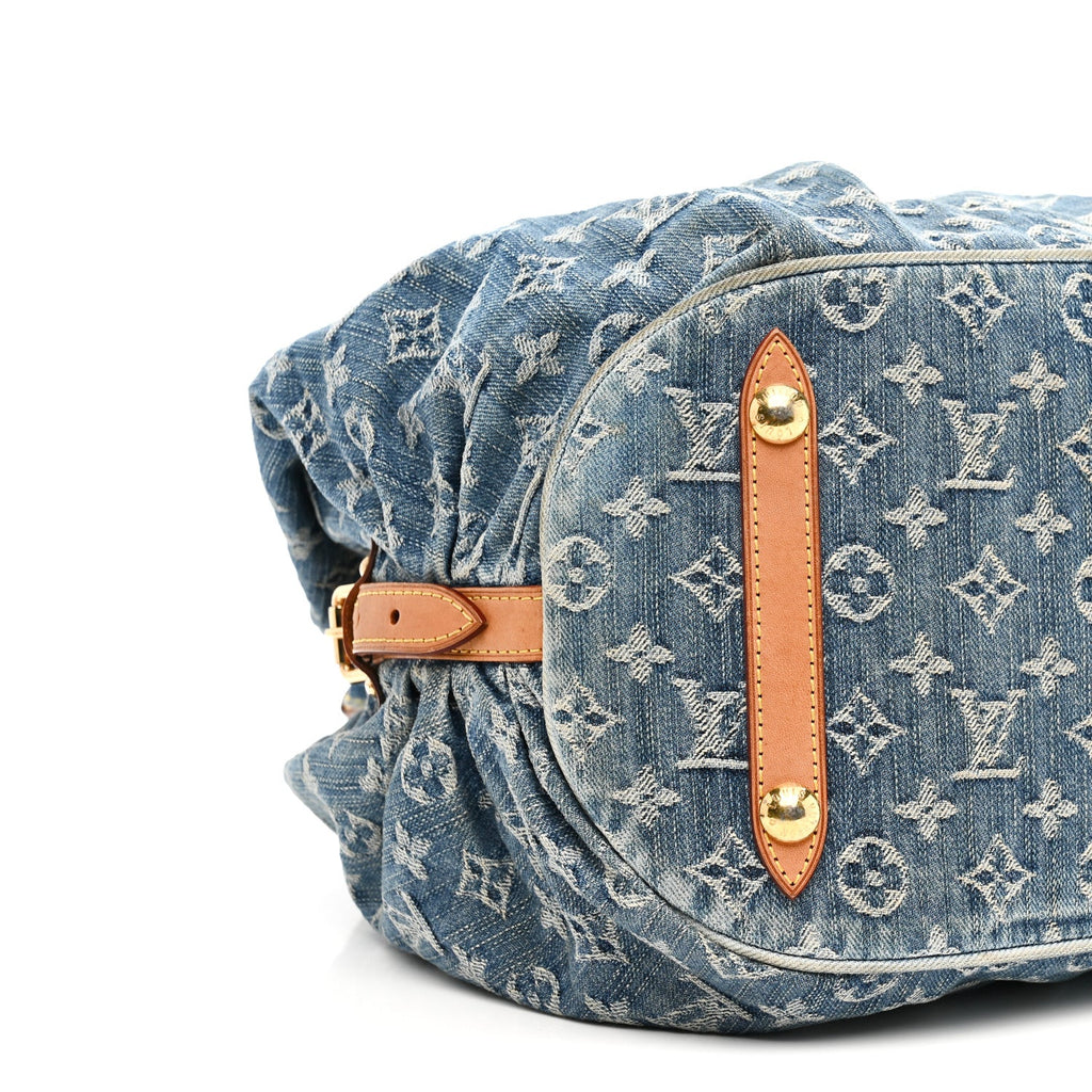 Louis Vuitton Denim Mahina XL Blue