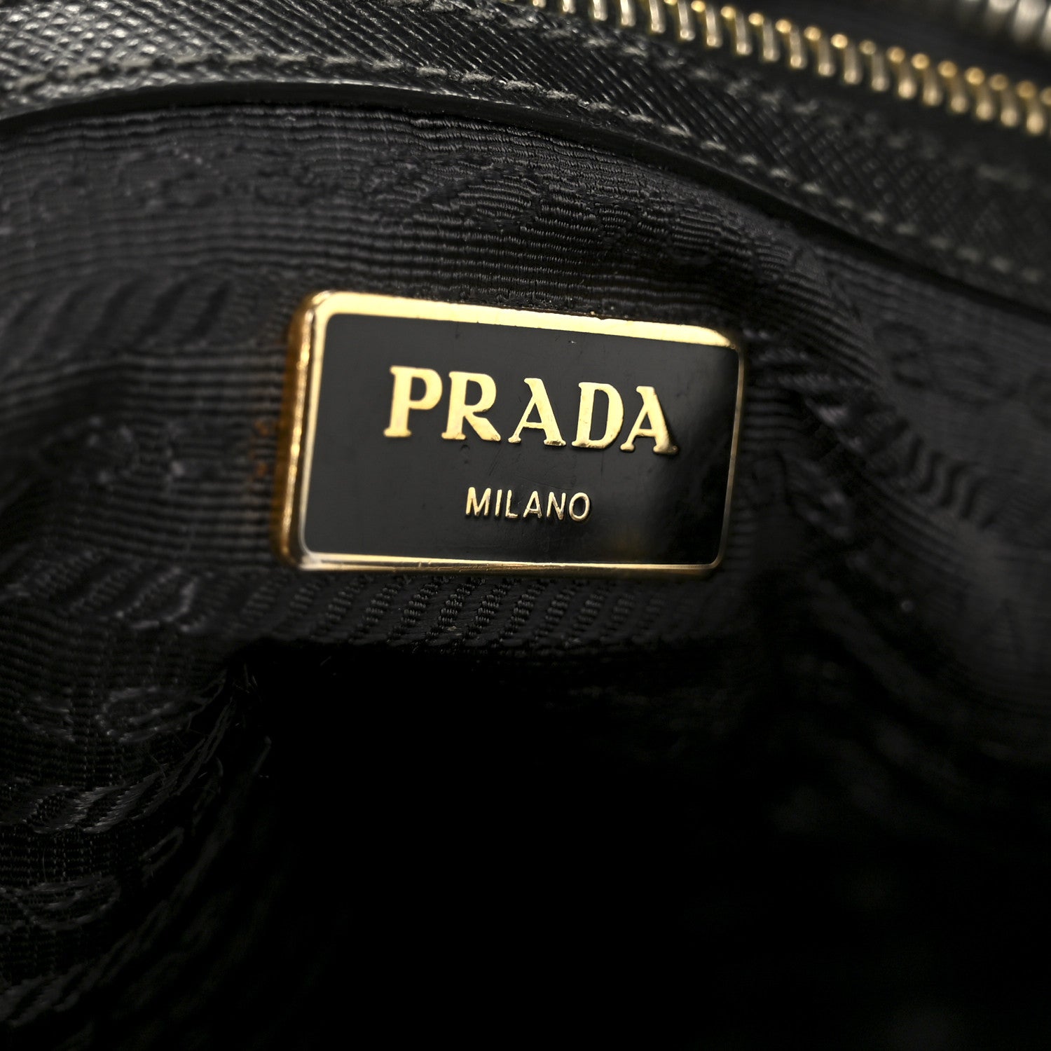 Prada Saffiano Lux Small Galleria Double Zip Tote Black