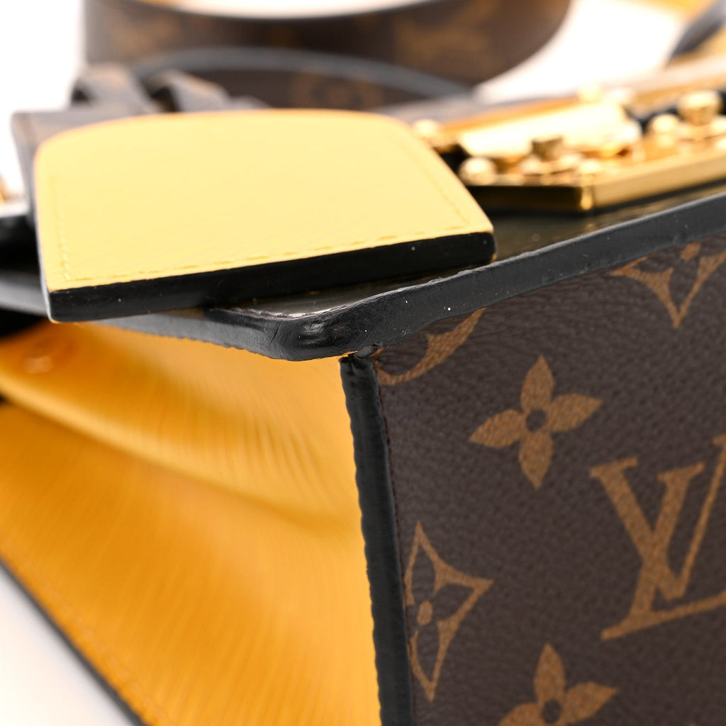 Louis Vuitton Vernis Epi Monogram Spring Street Bitume Metallise