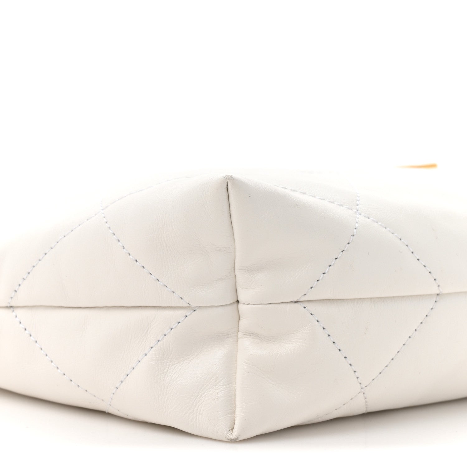 Chanel Shiny Calfskin Quilted Small Chanel 22 White