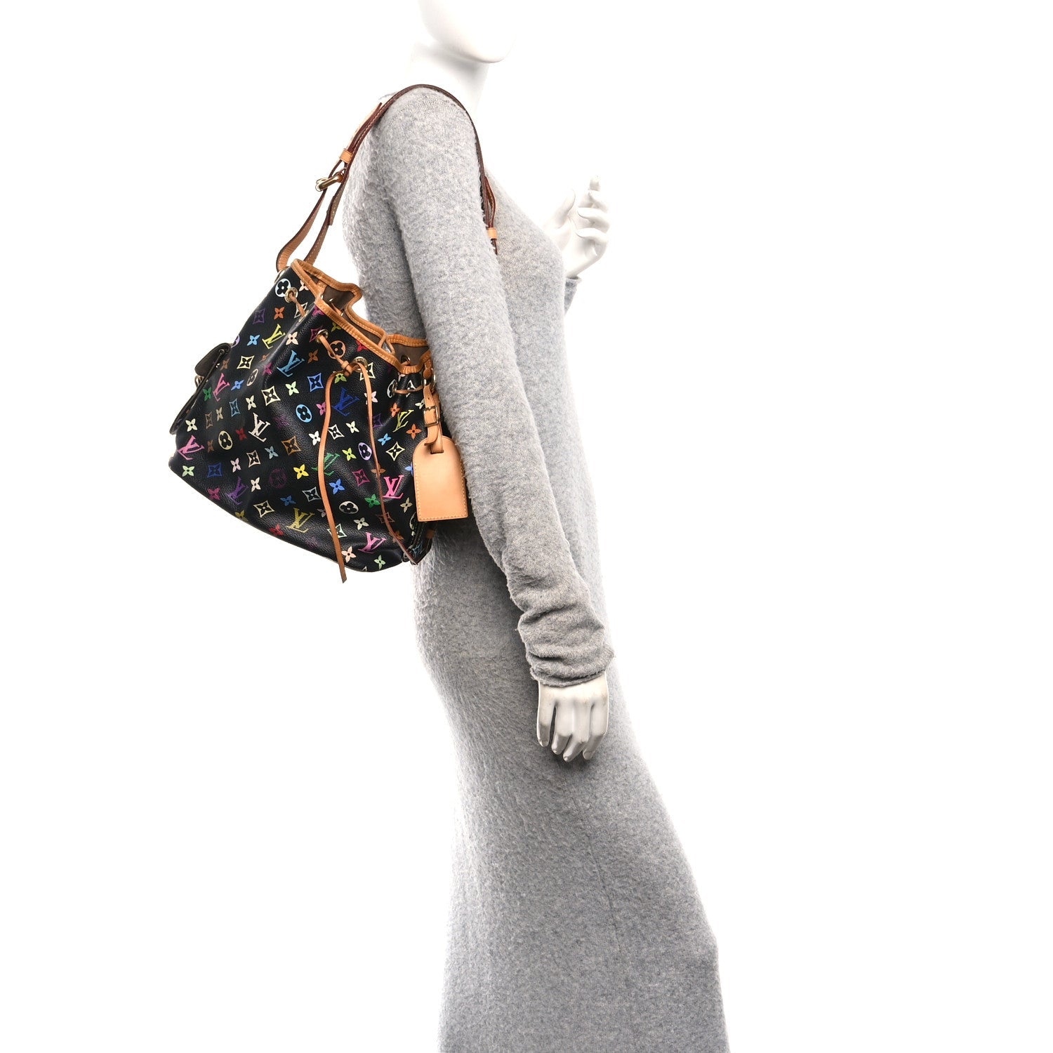 Louis Vuitton Monogram Multicolor Petit Noe Black