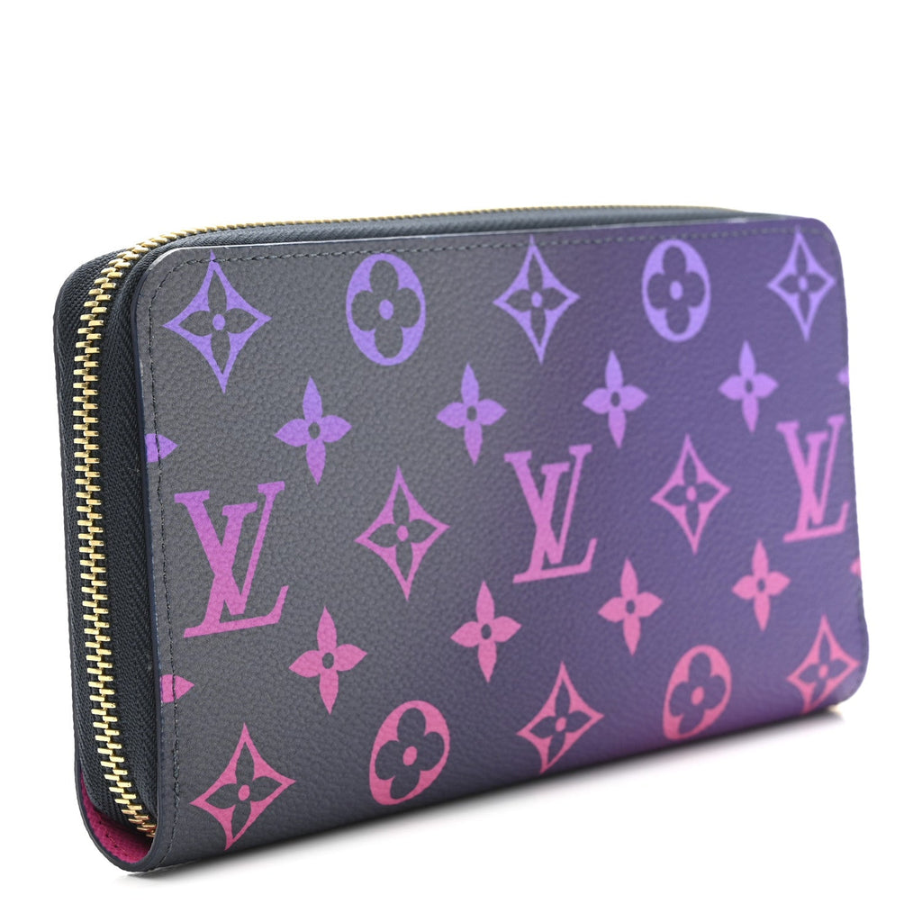 Louis Vuitton Monogram Giant Spring In The City Zippy Wallet Midnight Fuchsia