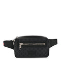 Gucci Soft GG Supreme Monogram Web Belt Bag Black Grey