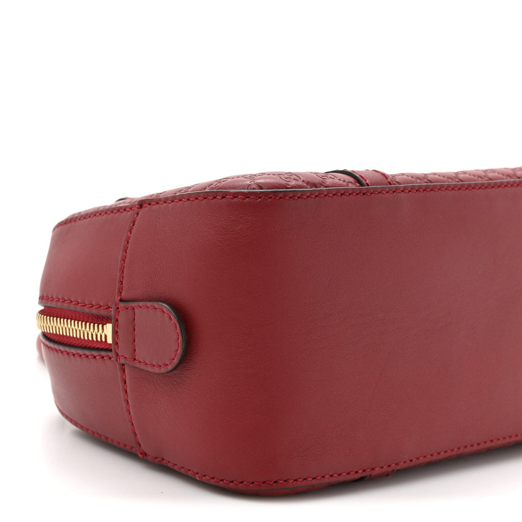 Gucci Soft Microguccissima Small Crossbody Bag Rosso