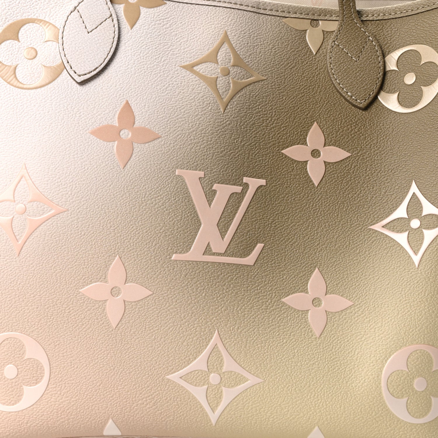 Louis Vuitton Monogram Giant Spring In The City Neverfull MM Sunset Kaki
