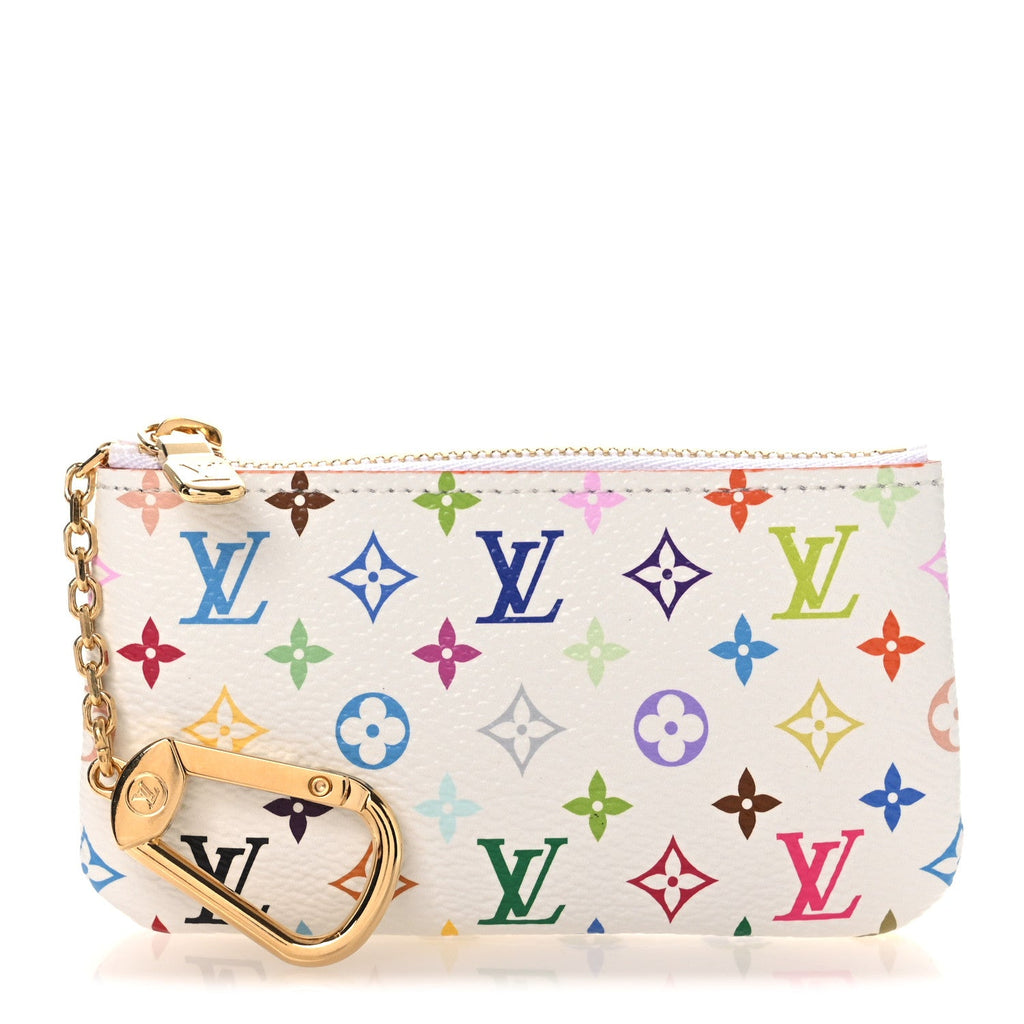 Louis Vuitton LV X TM Monogram Multicolor Key Pouch White