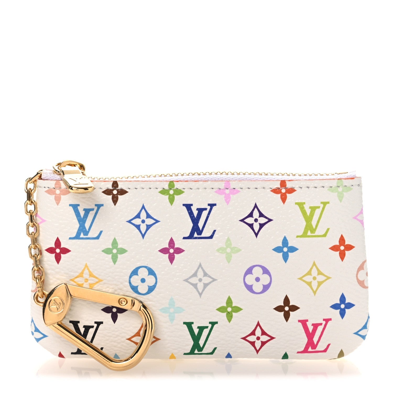 Louis Vuitton LV X TM Monogram Multicolor Key Pouch White