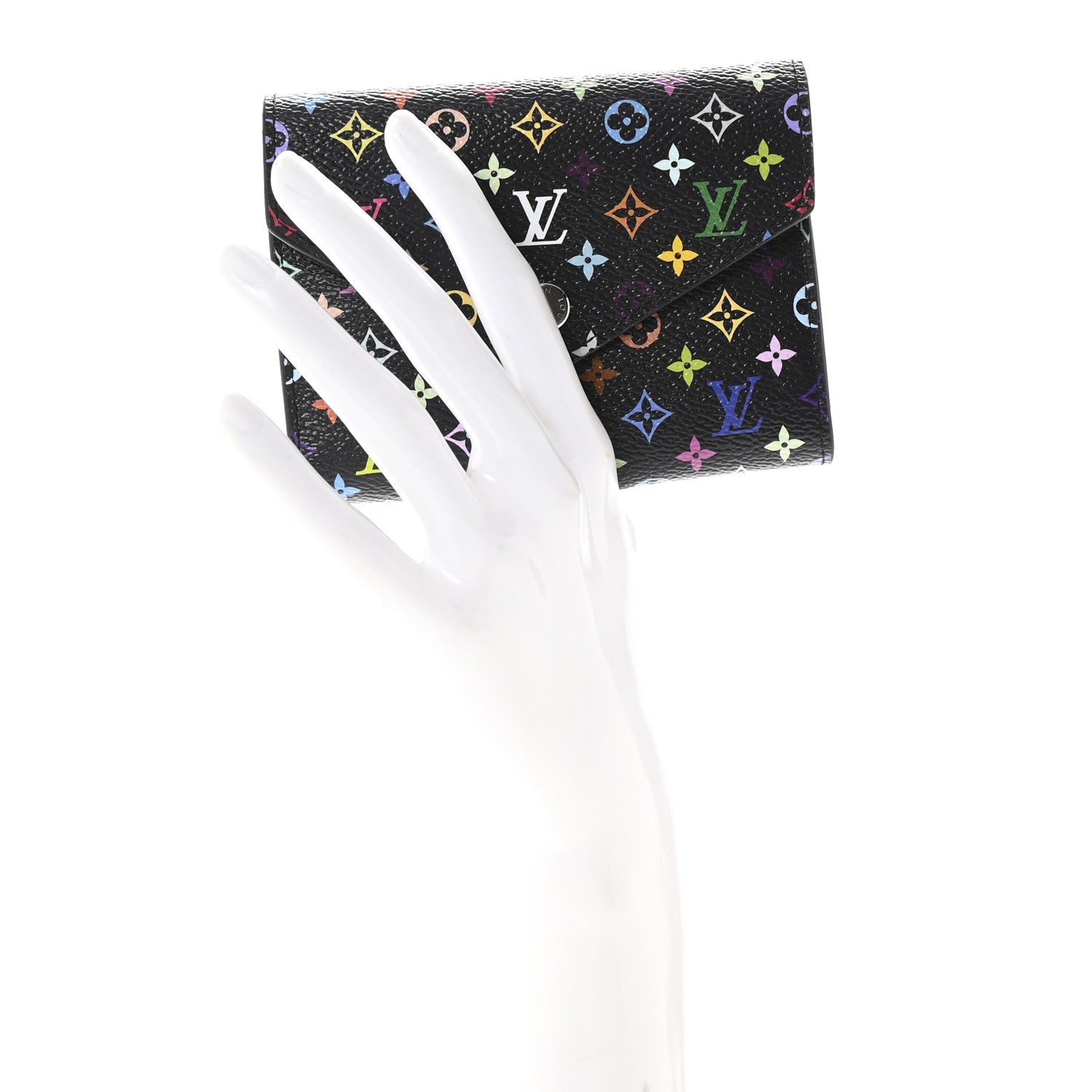 Louis Vuitton LV x TM Monogram Multicolor Victorine Wallet Black