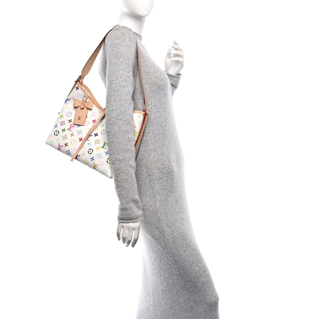 Louis Vuitton LV X TM Monogram Multicolor CarryAll PM White