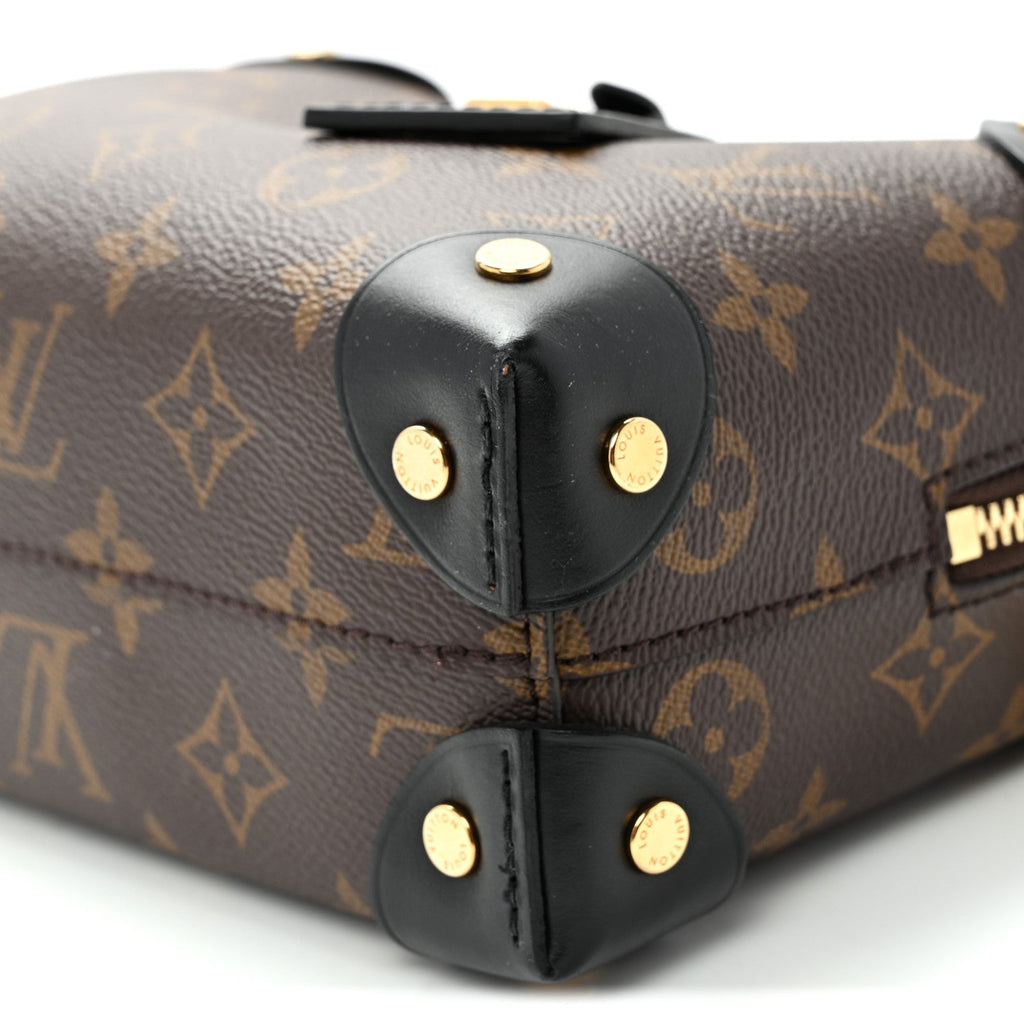 Louis Vuitton Monogram Petite Malle Souple Black
