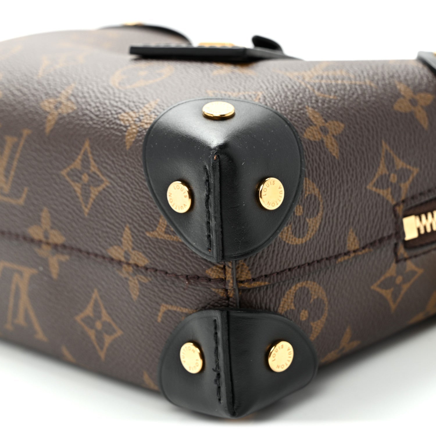 Louis Vuitton Monogram Petite Malle Souple Black