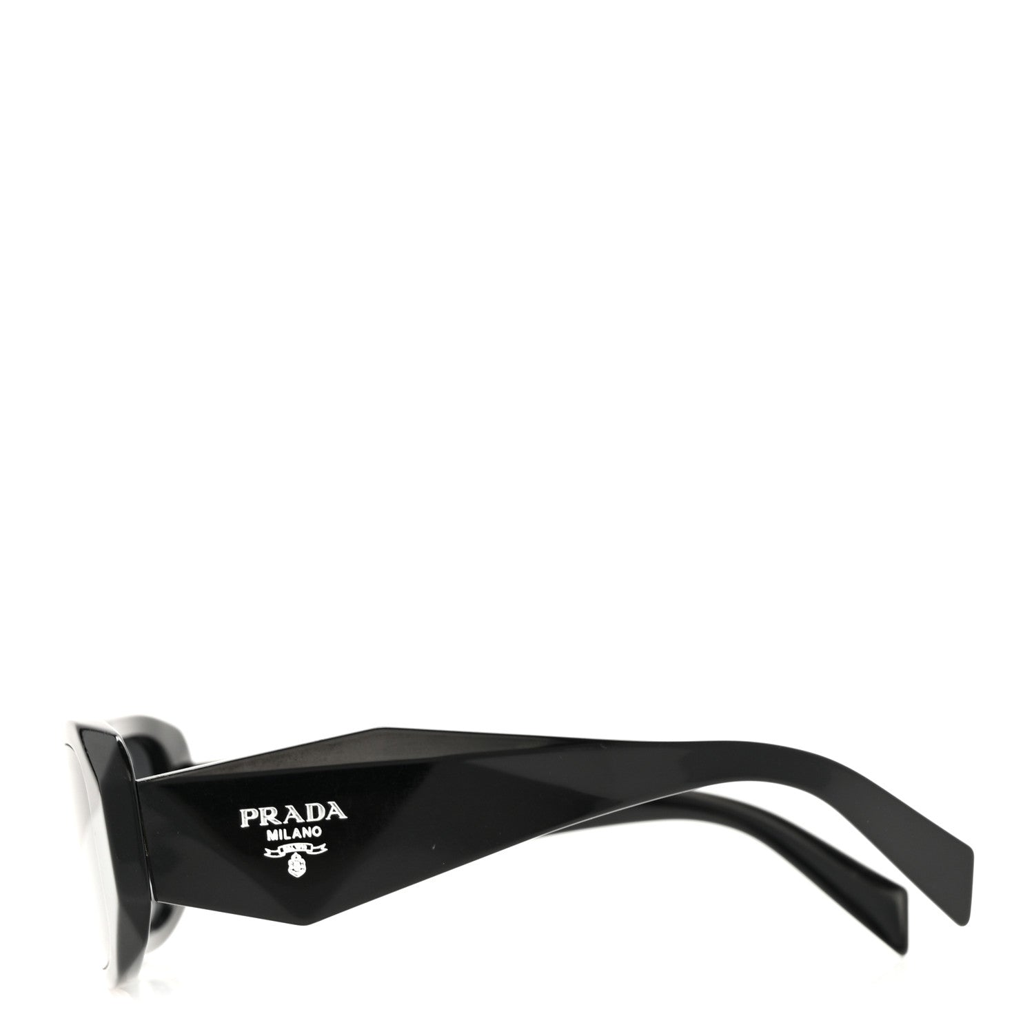 Prada Acetate Symbole Sunglasses SPR 17W Black