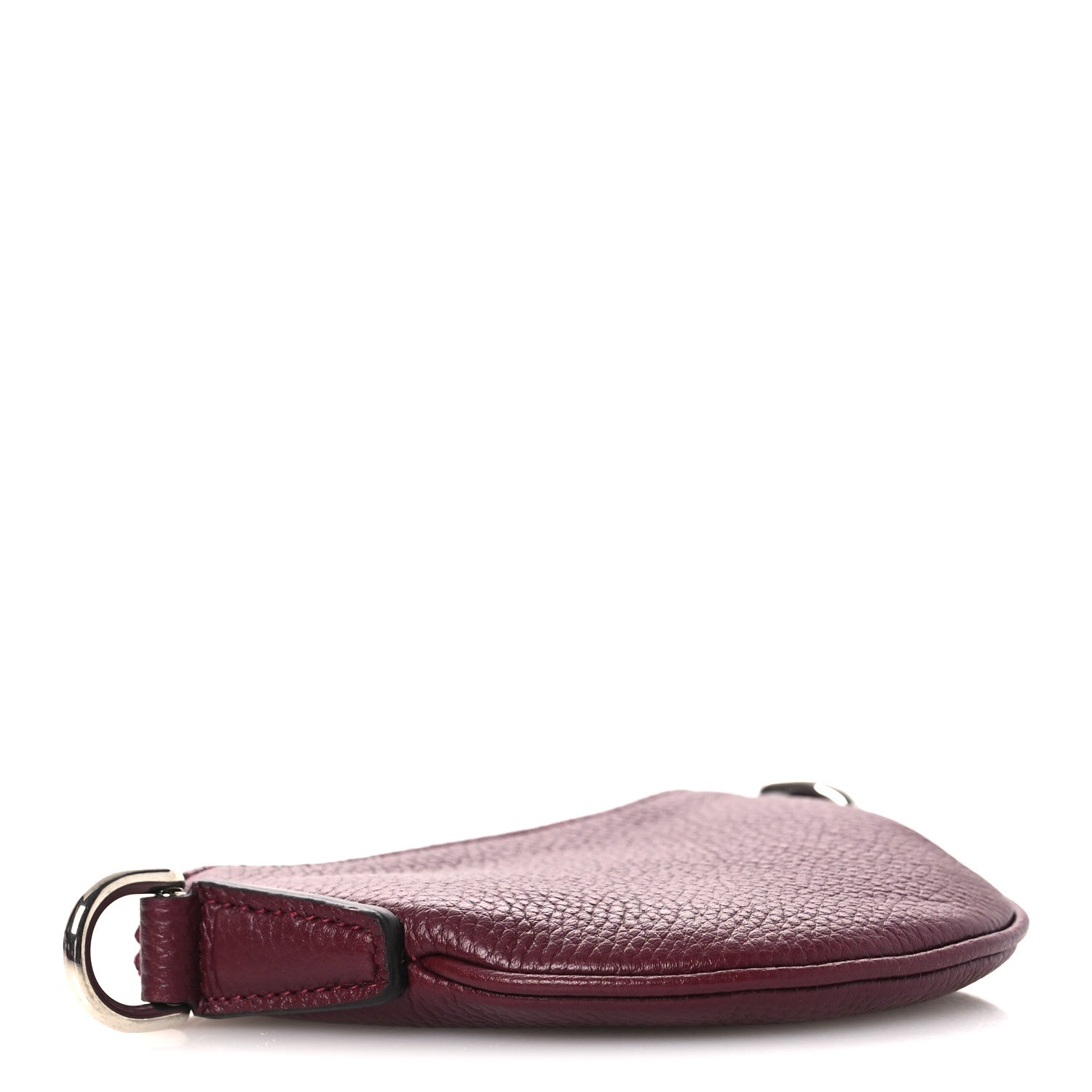 Gucci Pebbled Calfskin Mini B Shoulder Bag Red