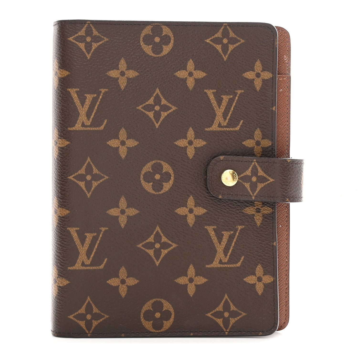 Louis Vuitton Monogram Medium Ring Agenda Cover