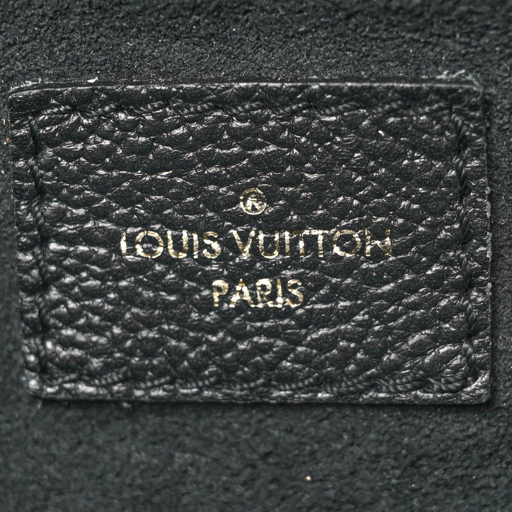 Louis Vuitton Empreinte Monogram Giant Neverfull MM Black Beige