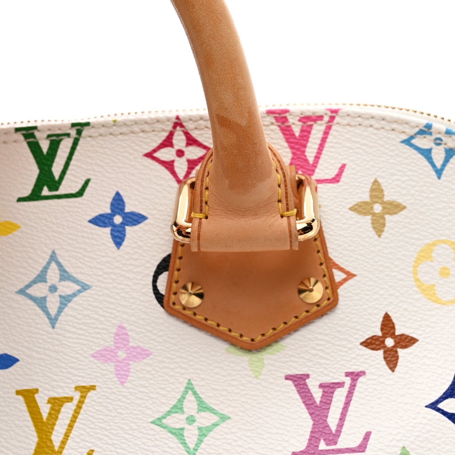 Louis Vuitton Monogram Multicolor Alma White