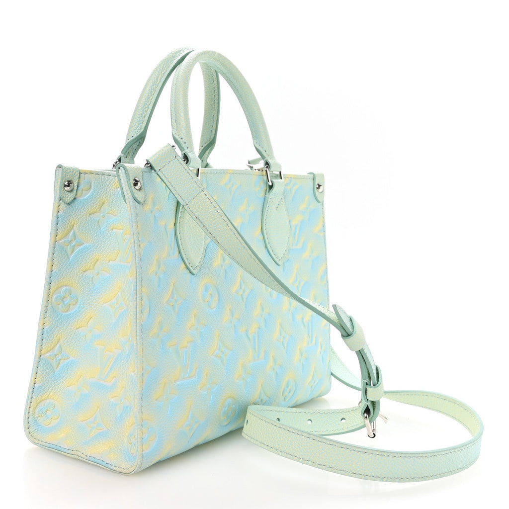 Louis Vuitton Empreinte Monogram Summer Stardust Onthego PM  Water Green
