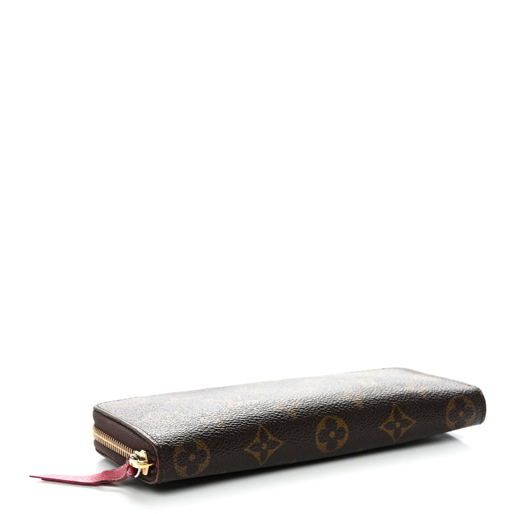 Louis Vuitton Monogram Clemence Wallet Fuchsia