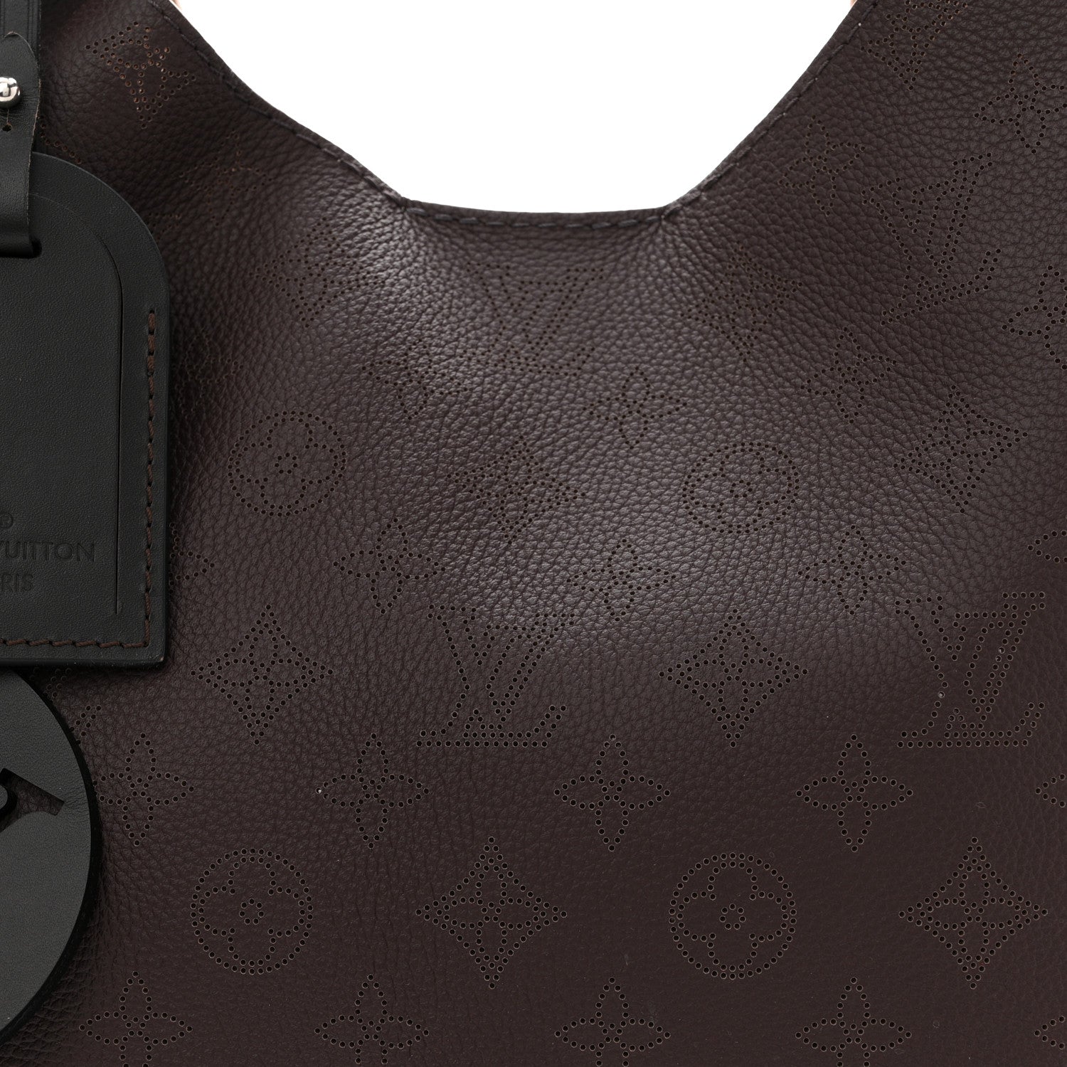 Louis Vuitton Mahina Carmel Hobo Chocolate