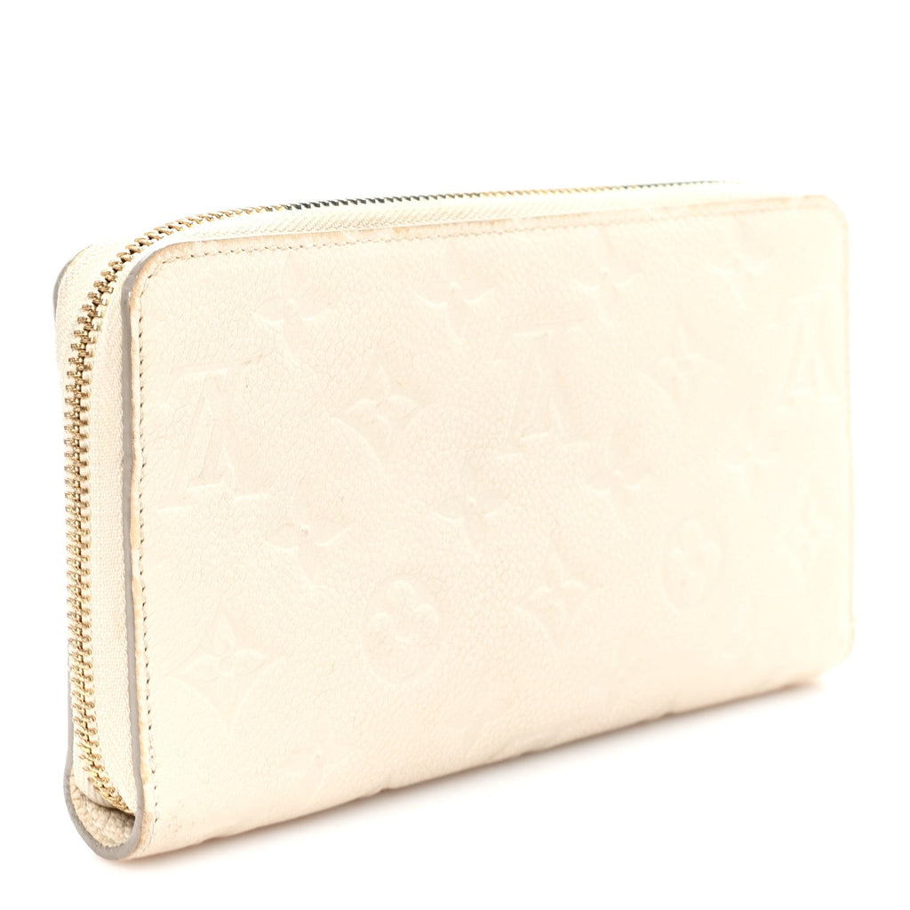 Louis Vuitton Empreinte Zippy Organizer Wallet White