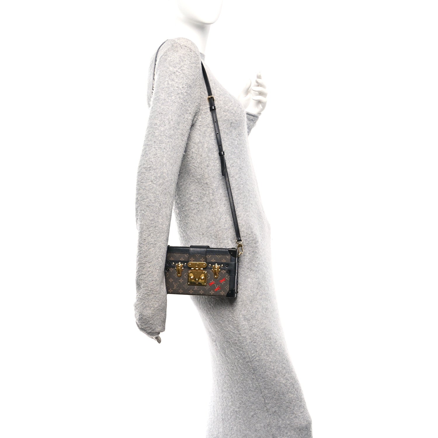 Louis Vuitton Monogram Petite Malle Black