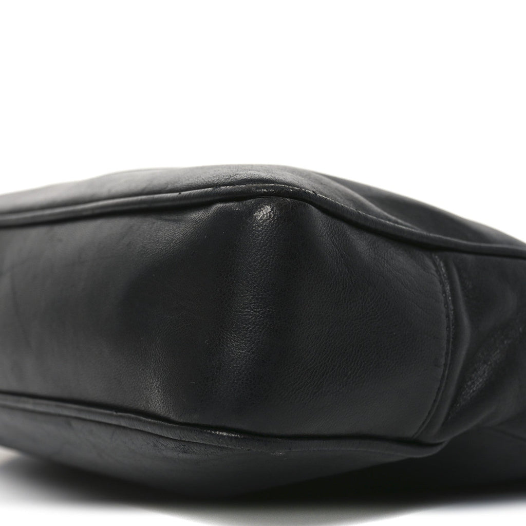 Chanel Lambskin CC Shoulder Bag Black