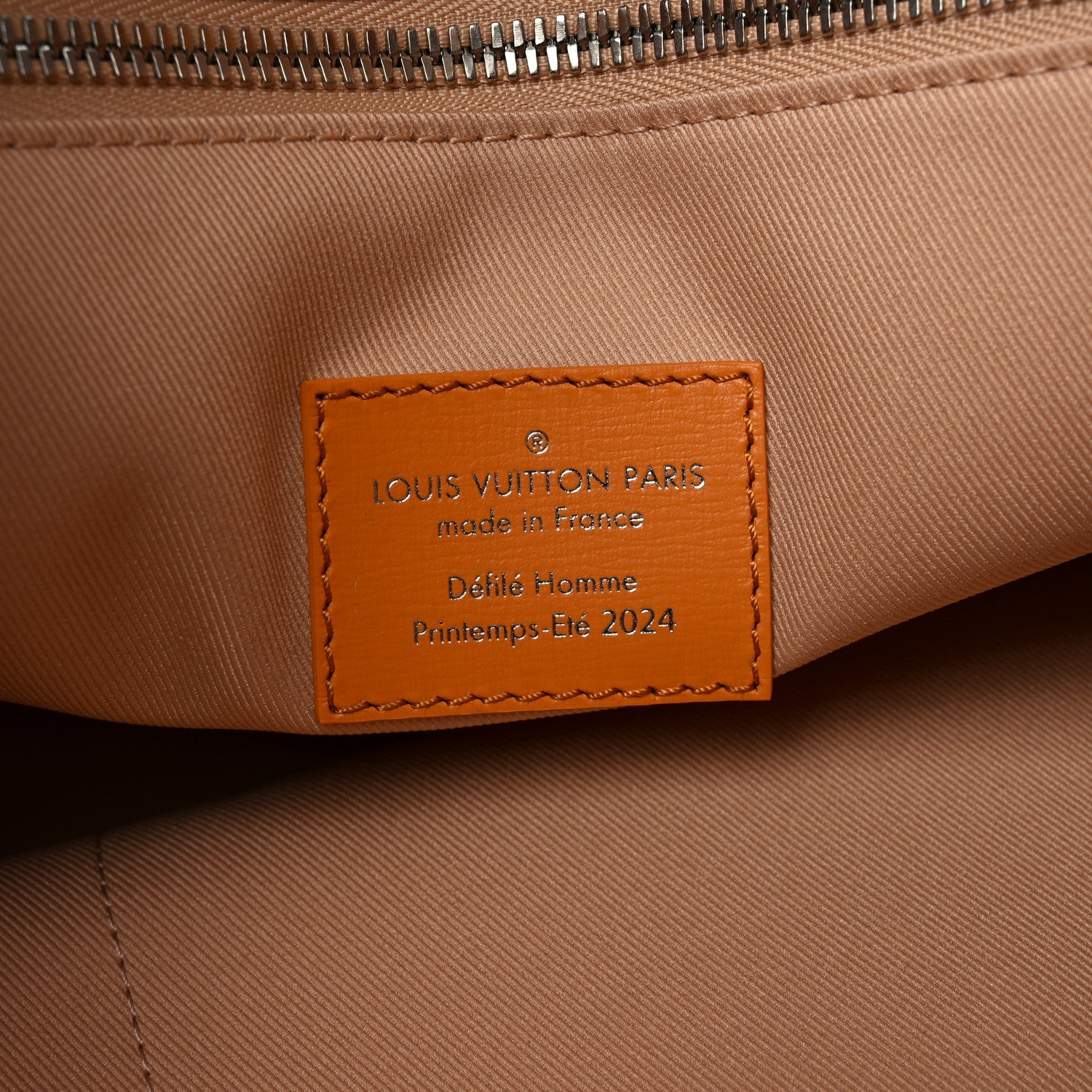 Louis Vuitton Cowhide Shopper Bag MM Safran