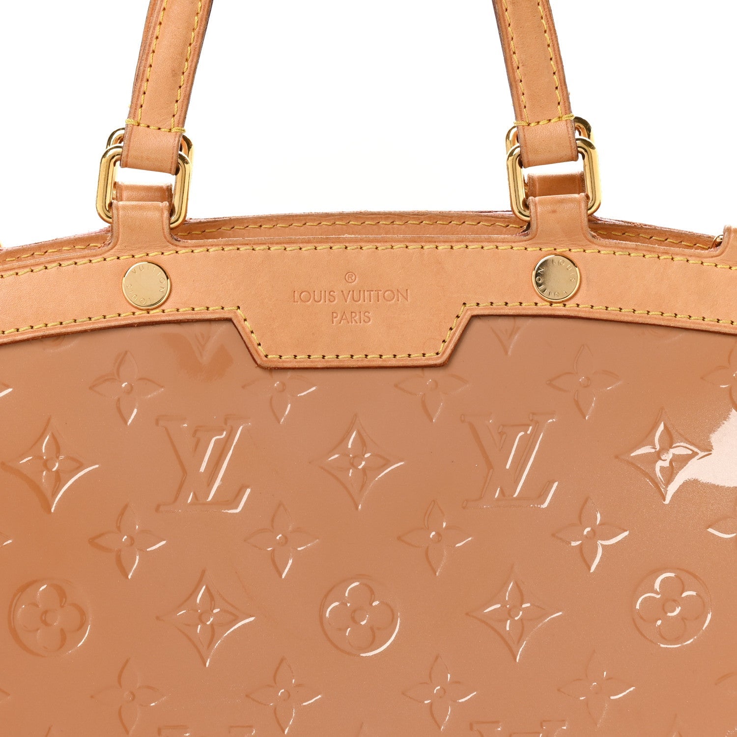 Louis Vuitton Vernis Brea MM Rose Velours