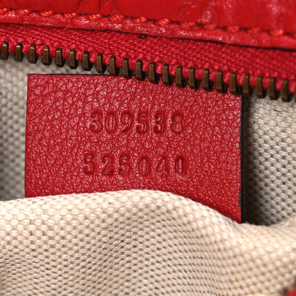 Gucci Microguccissima Sunshine Disco Crossbody Bag Red