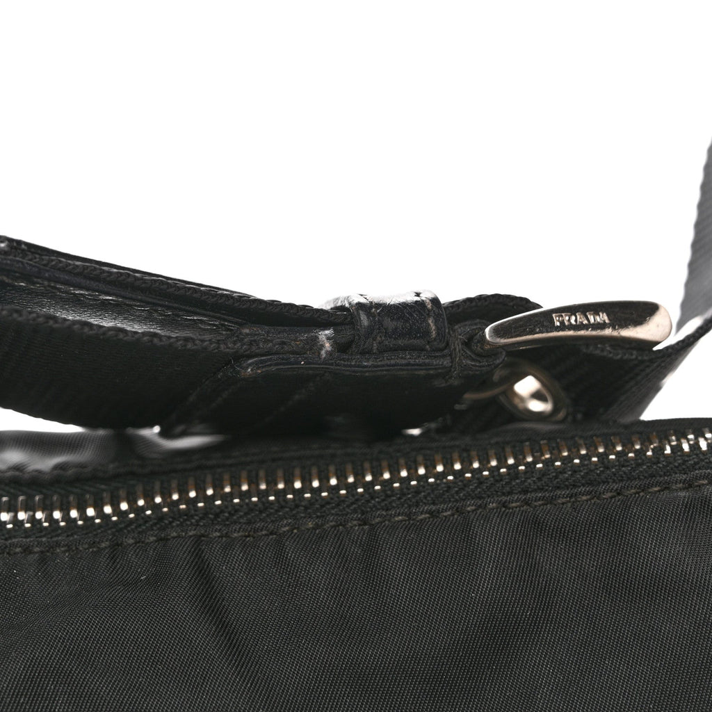 Prada Nylon Shoulder Bag  Black