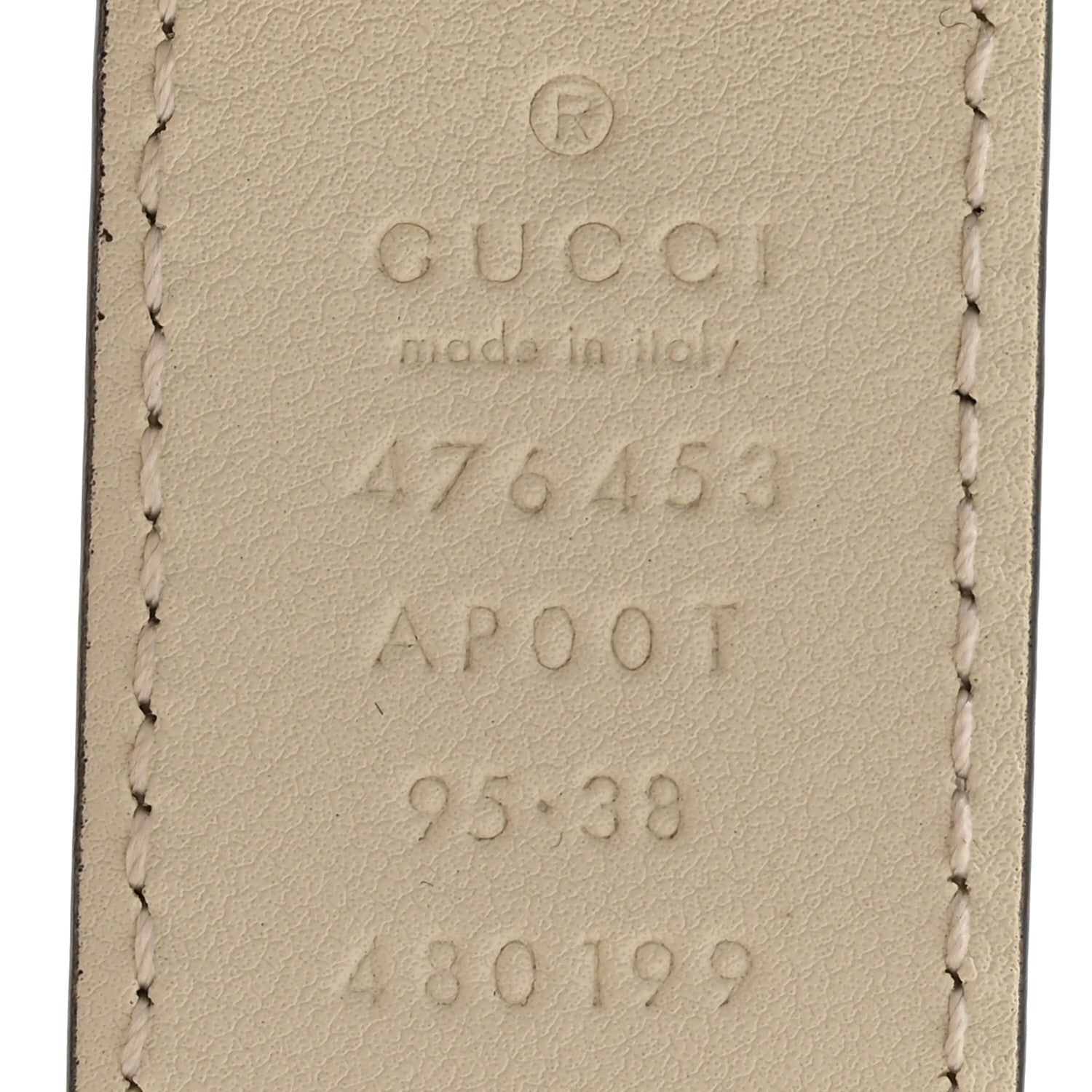 Gucci Calfskin Dionysus 30mm Belt 95 38 Mystic White