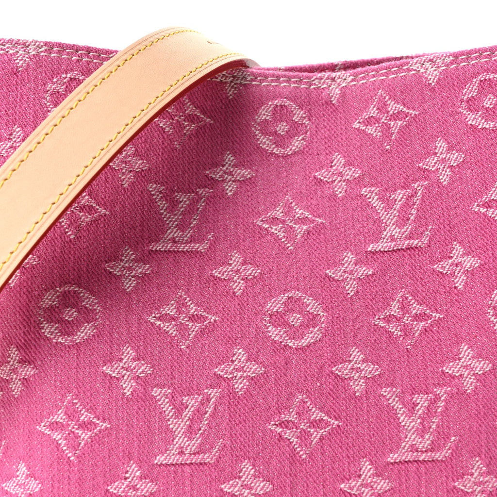 Louis Vuitton Monogram Denim All In BB Fuchsia