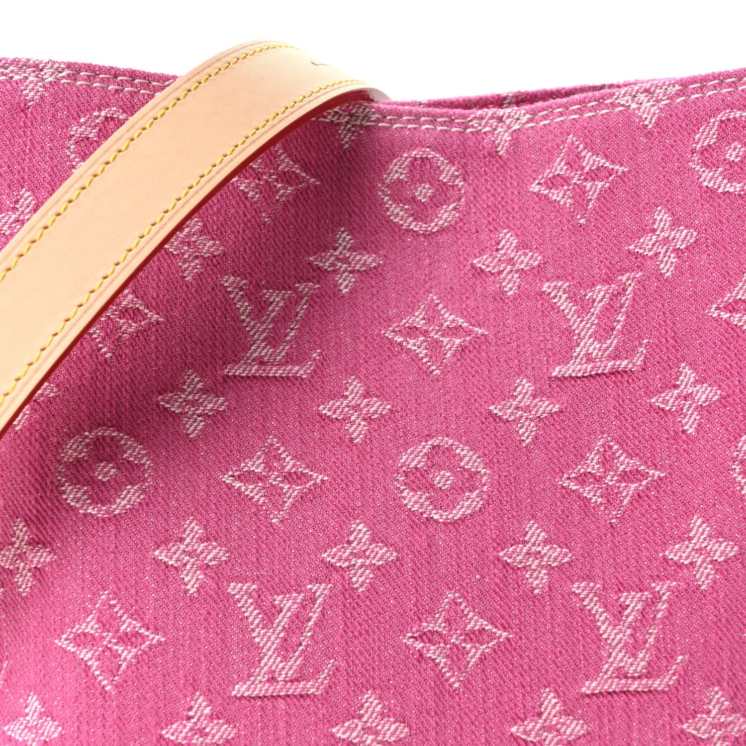 Louis Vuitton Monogram Denim All In BB Fuchsia