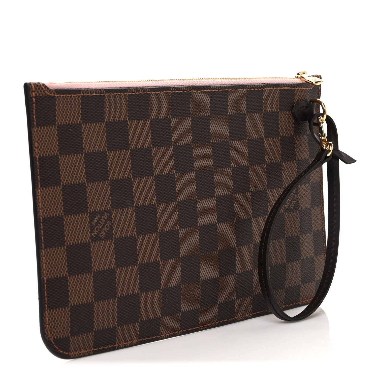 Louis Vuitton Damier Ebene Neverfull MM GM Pochette Rose Ballerine