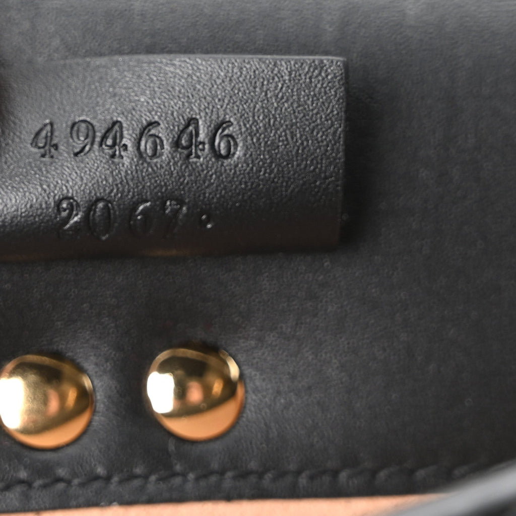 Gucci Velvet GG Monogram Web Super Mini Sylvie Chain Shoulder Bag Brown Black Oro Vecchio