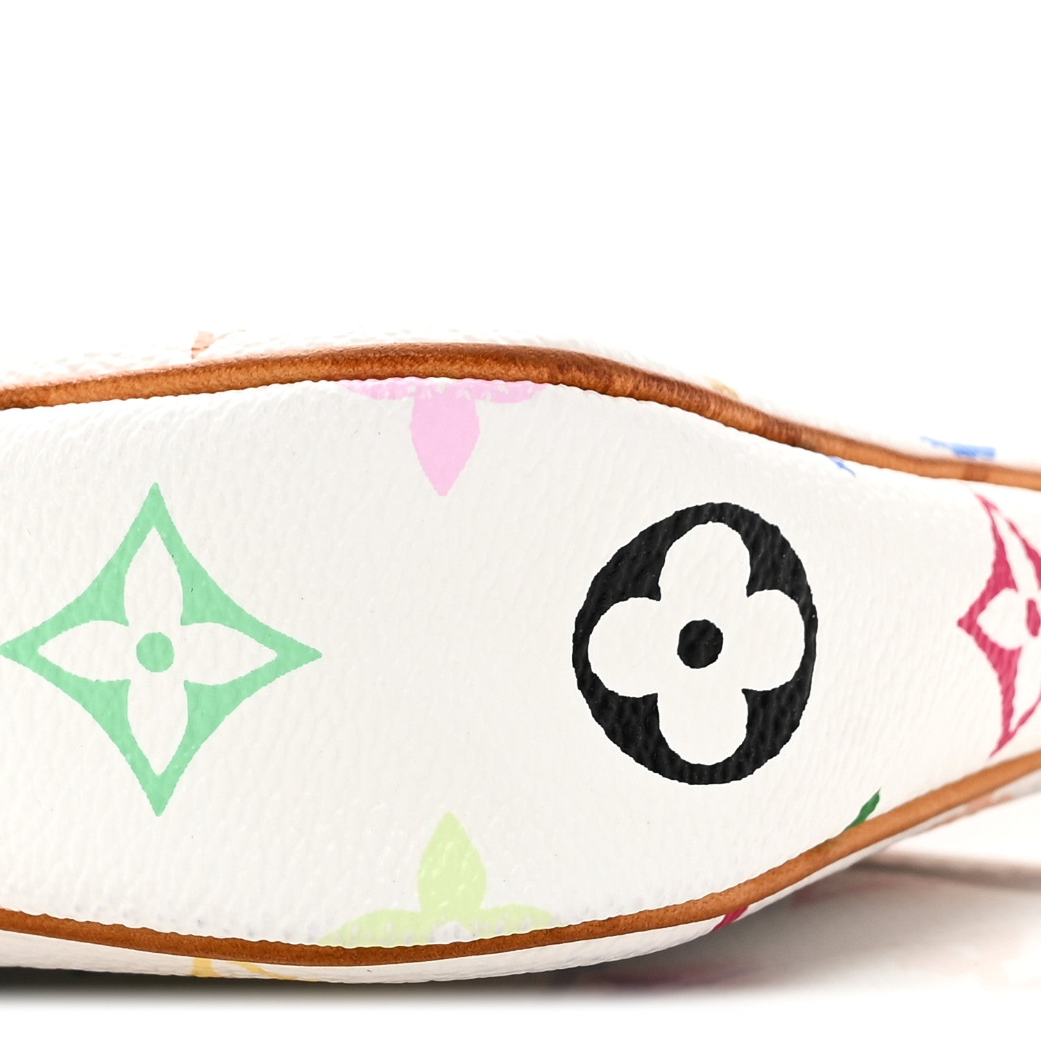 Louis Vuitton Monogram Multicolor Pochette Accessories White