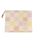 Louis Vuitton Damier Giant Toiletry Pouch   Peach